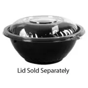 WNA APB80BL Caterline Black PET 80 Oz. Bowl - 25 / CS