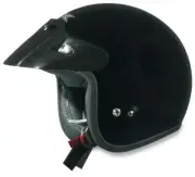 AFX FX-75 Helmet Solid Lg Black 0104-0074