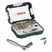 Bosch 26pce Screwdriver Bit and Ratchet Set Colour Coding Suitable for all brand