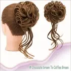 Daily Use Thick Messy Curly Hair Bun Scrunchie Ponytail Extensions for Women US