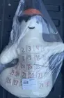 Pottery Barn Kids Felted 3-D Ghost Halloween Advent Calender - NEW