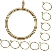 Yardenfun 20pcs Metal Curtain Rings Holdbacks for Drapery Rods Decorative Eyelet Window Rings Easy Installation for Roman Blinds and Drapes Inner Elegant Design for Home Decor