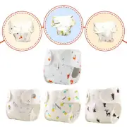 Baby Reusable Diapers 100% Cotton Panties Waterproof Pant Nappies Nappy Cloth Tr