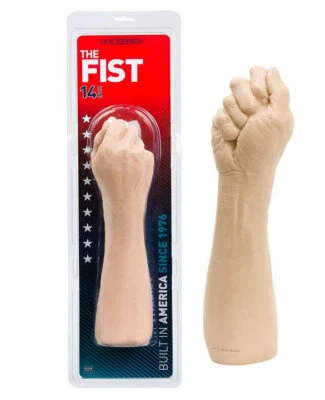 Classic The Fist 33.7 X 7.8cm Long Dildo Flesh Big Fisting Dong Doc Johnson