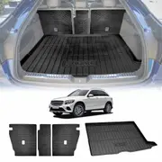 3D All Weather Boot Liner Back Seat Protector Combo for Mercedes-Benz GLC Class 2015-2022 Heavy Duty Car Kick Mats Cover Cargo