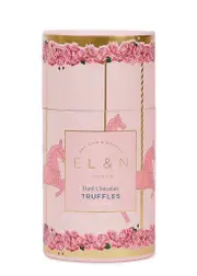 EL&N Dark Chocolate Vegan Truffles Tube 150g, Rich Dark Chocolate Truffles are Palm oil Free Suitable for Vegans - 01 150g