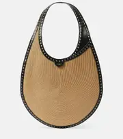 [Alaia] Alaïa One Piece Medium paper straw shoulder bag One Size beige