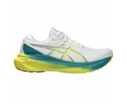 Asics GEL Kayano 30 Mens Running Shoes - White/Yellow