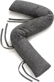 Draft Stopper for Window Sill 47 inches - Extra Long Door Stoppers Gray