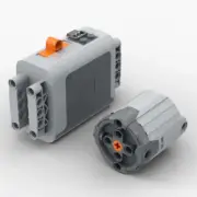 Lego compatible Power Functions XL Motor + AA Battery Box (technic,ca,truck,pin)