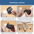 Office Chair Caster Swivel Wheels To Fixed Castors Replacement Chair Feet Whe CR