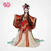 在飛比找樂天市場購物網優惠-可兒娃娃中國古裝服飾新娘木蘭紅妝洋娃娃女孩玩具兒童禮物909