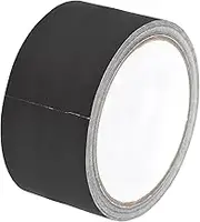 uxcell Black Gaffers Tape, 11 Yards x 2 Inch No Residue, Non-Reflective Easy Tear Book Repair Bookbinding Tape Matte Stage Cloth Tape for Photography, Pack of 2
