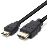 Astrotek Mini HDMI to HDMI Cable 1m w/ Ethernet 1.4V 3D HD 1080p 9pin Male Black