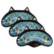 3x LVD Cat Black Bird Ceramic 19cm Soap/Glasses Trinket Dish Home Table Decor