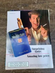 MONTCLAIR CIGARETTE AD YOU Got taste RARE 1994 VINTAGE OUT OF PRINT VG