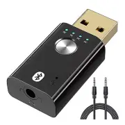 4 in 1 USB Bluetooth 5.1 Transmitter Receiver, Portable Bluetooth Adapter9128