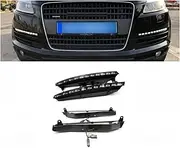 Car Flashing DRL Compatible for Audi Q7 2006 2007 2008 2009 Daylight Car LED DRL Daytime Running Lights Fog head Lamp cover(No Dynamic)