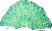[BESPORTBLE] Chiffon Peacock Shawl Beach Cover up for Women Versatile Cape for Dresses Weddings Light Scarf for Stage Performances
