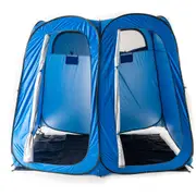 Adventure Kings Double Ensuite Camping Shower Tent Ultra-Quick Set Up Twin Room