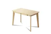 MIUZ Computer Desk Office Study Desks Laptop Table Drawers Workstation Nordic White Natural
