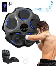 Music Boxing Machine Glove Wall Mounted Smart Bluetooth Music Boxing Trainer