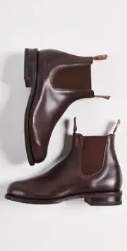 BNIB R.M. Williams Comfort Turnout Chelsea Boots -- Discontinued "Rum" Color