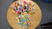 Lot Of 78 Skeins Of Assorted Colors Of Embroidery Floss - DFN & Prism Brands