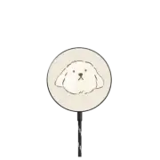 Magnetic Wireless Charger White Day by drawingmary