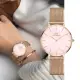 【Daniel Wellington】Petite Melrose Pearl 32mm 珍珠貝米蘭金屬錶-玫瑰金(DW00100516)