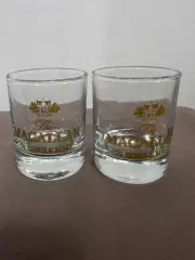 Macallan Whiskey Heavy Bottom Shot Glass Set Of 2