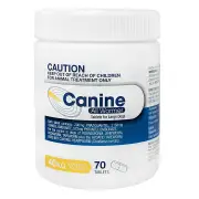 Value Plus Canine All Wormer Tablets For Dogs 40kg (Yellow) 70 Tablets