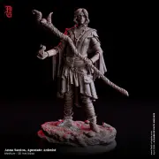 Female Druid Sorcerer Wizard Miniature 28mm 32mm Dungeon Dragons D&D RPG