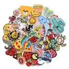 60-PC Assorted Embroidered Patches - Sew/Iron-On for Clothes Bags Hats