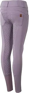 [HORZE] Kids' Tara Equestrian High Waist Full Seat Silicone Grip Riding Breeches