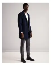 [Blaq] Carson Car Coat in Dark Navy