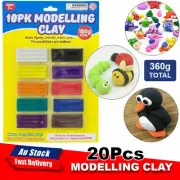 20x AIR DRY CLAY DIY Craft Gift, Soft Super Light Modeling Clay Large Refill