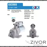AXS969-OEX Starter Motor 12V 22Th CCW Autolite Style For FORD Falcon, FG