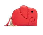 Genuine leather mini creative elephant coin bag