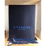 COACH 雙面 男生 圍巾 現貨