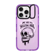 iPhone 16 Pro Impact Ring Stand Case MagSafe Compatible Skeletons inside