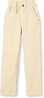 [Noppies] Effingham Relaxed Fit Kids Girls Pants, Whitecap Grey - N126, 134
