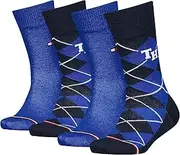 [Tommy Hilfiger] Unisex Children's Argyle Socks
