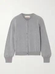 [Daughter] &Daughter - Enya Mélange Cashmere And Cotton-blend Cardigan - Gray - x small x small Gray