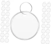ERINGOGO Metal Tags for Keys 200pcs Round Key Ring Tags Metal Labels Office Home