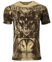 Xtreme Couture Affliction Men's T-Shirt FATAL INVASION Tattoo Biker S-5XL