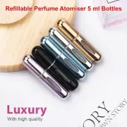 5ml Perfume Atomiser Refillable, Mini Perfume empty Bottle for Travel Holidays