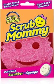 Scrub Mommy - Multipurpose Cleaning Scrubber and Sponge - Scrub Daddy on One Sid