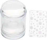 MOTHNUR Set Nail Stamper Set with Silicone Stamping Plate Transparent Jelly Design for Easy Nail Art Printing Includes Scraper Butterfly Pattern Plate for Elegant Manicure