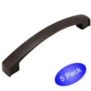 *5 Pack* Cosmas Cabinet Hardware Oil Rubbed Bronze Arch Handle Pull #616-128ORB